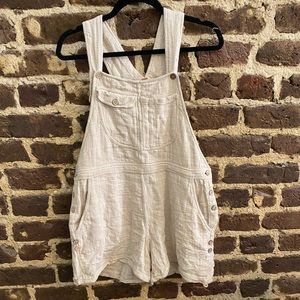 Free People Linen Romper